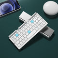 0Mini Folding Bluetooth KeyboardFEATURES:


Adjustable Viewing Angle: This keyboard features hidden stands that hold and prop up your device, allowing you to use your tablets and smartphones at an Mini Folding Bluetooth Keyboard