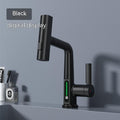 0Digital Temperature Display FaucetFEATURES:


3-in-1 360° Swiveling Waterfall Tap: Experience ultimate flexibility with our versatile faucet design. With a liftable and 360° rotatable feature, along Digital Temperature Display Faucet