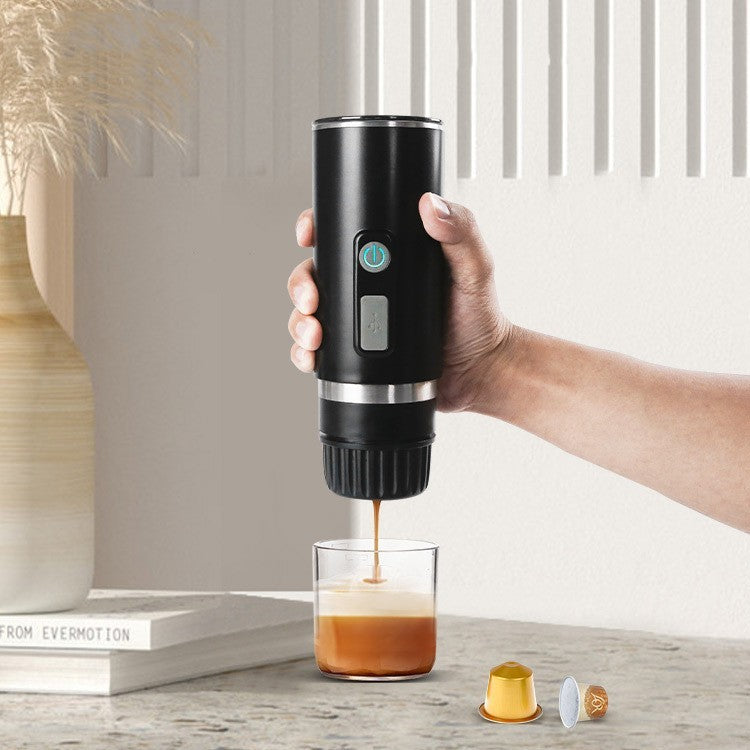 0Portable Espresso MakerFEATURES:


Compact Design: The Portable Espresso Maker is the perfect tool for making a barista-level espresso on the go! Featuring a sleek and compact design and iPortable Espresso Maker