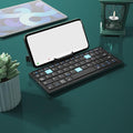 0Mini Folding Bluetooth KeyboardFEATURES:


Adjustable Viewing Angle: This keyboard features hidden stands that hold and prop up your device, allowing you to use your tablets and smartphones at an Mini Folding Bluetooth Keyboard