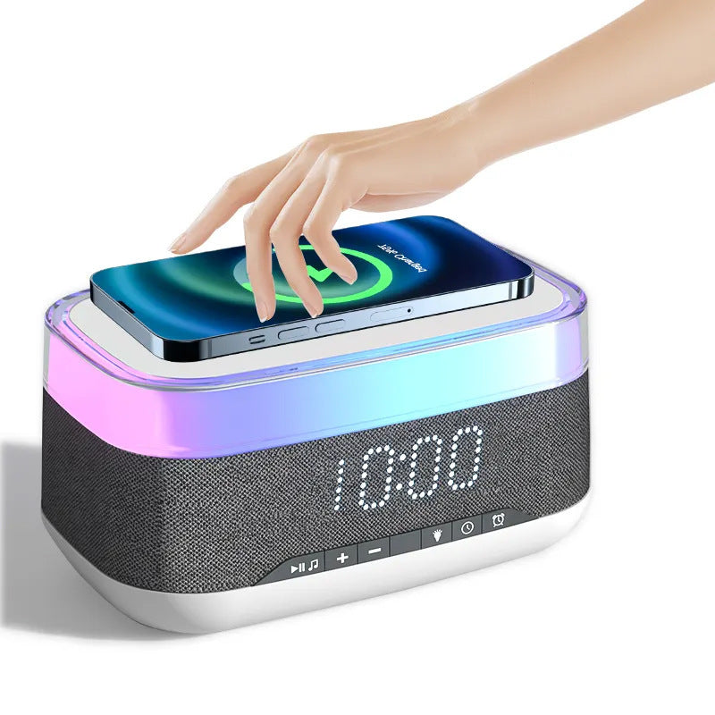 0Intelligent Multifunctional Alarm ClockFEATURES:


All-in-One Convenience: Enjoy the convenience of having multiple essential functions integrated into one device. This alarm clock seamlessly combines an Intelligent Multifunctional Alarm Clock