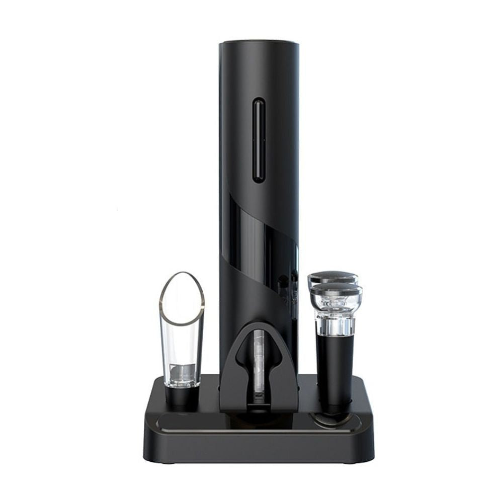 0Electric Wine Bottle OpenerFEATURES:


Material: The Electric Wine Bottle Opener is constructed with high-quality ABS, a durable and lightweight material known for its impact resistance and loElectric Wine Bottle Opener