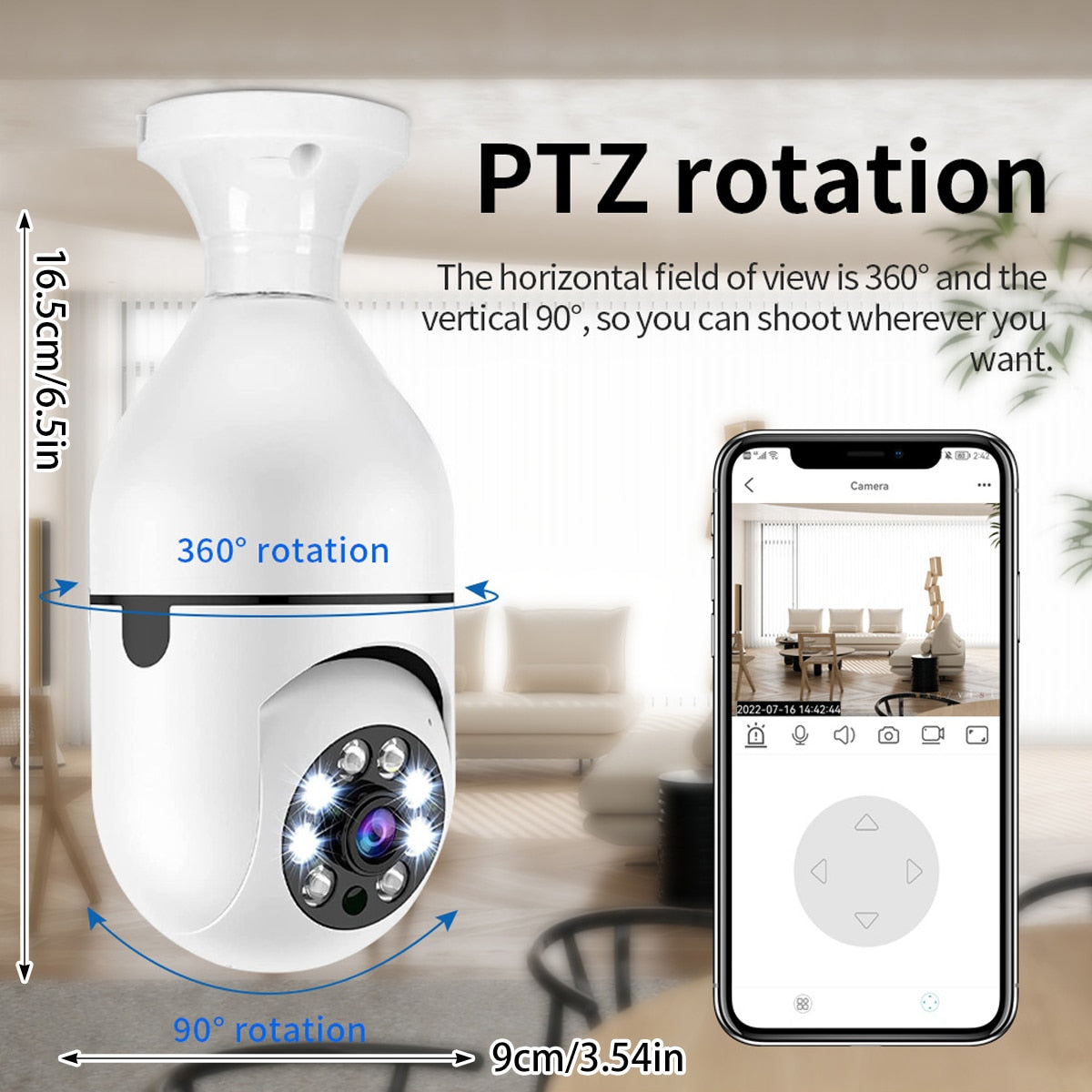 0Light Bulb Surveillance CameraFEATURES:


Smart Monitoring: The Light Bulb Surveillance Camera falls under the category of smart monitoring devices, offering advanced surveillance features in a cLight Bulb Surveillance Camera