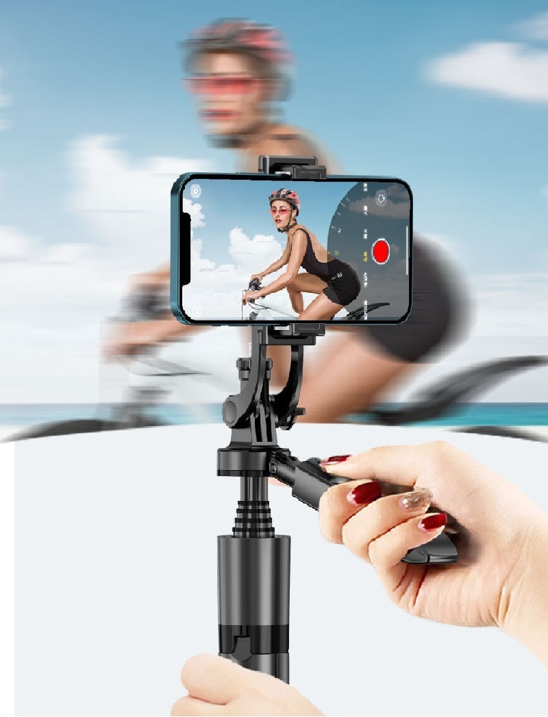 0Phone Holder Stabilizer TripodFEATURES:


360° Rotation: Capture stunning shots from every angle with the ability to rotate 360° without any dead angles. Whether you're shooting landscapes or porPhone Holder Stabilizer