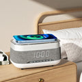 0Intelligent Multifunctional Alarm ClockFEATURES:


All-in-One Convenience: Enjoy the convenience of having multiple essential functions integrated into one device. This alarm clock seamlessly combines an Intelligent Multifunctional Alarm Clock